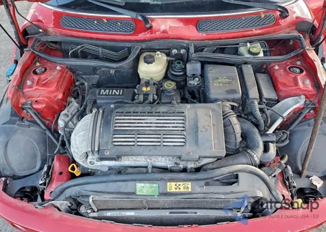 2007 Mini Cooper S z USA, uszkodzony, nr VIN WMWRH33527TL94583